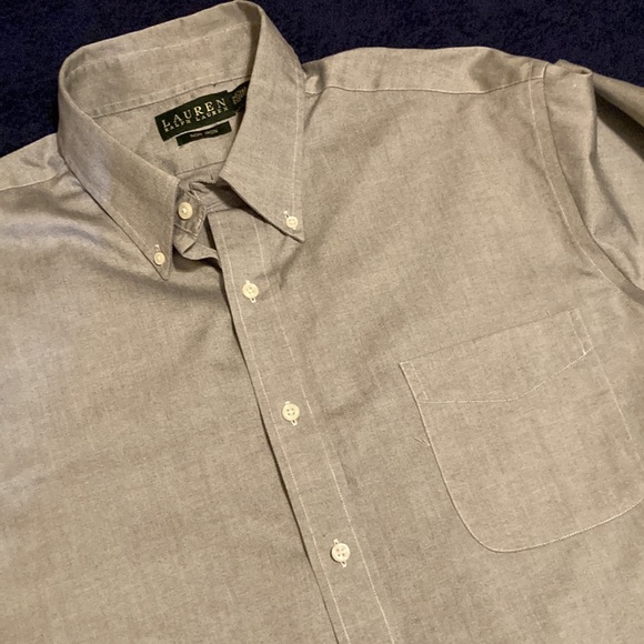 GUC LAUREN RALPH LAUREN Dress Shirt Men’s Size 17 1/2 34/35 Sleeve Button Down - Picture 1 of 7
